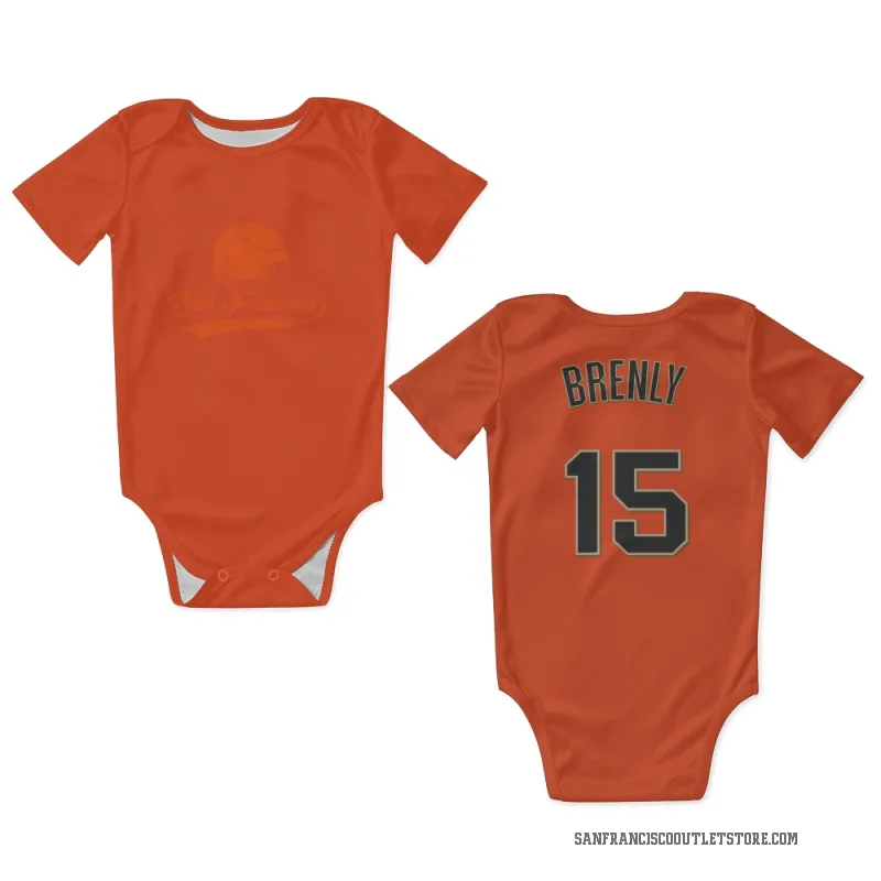 Bob Brenly  Orange San Francisco Giants  Newborn & Infant Bodysuit