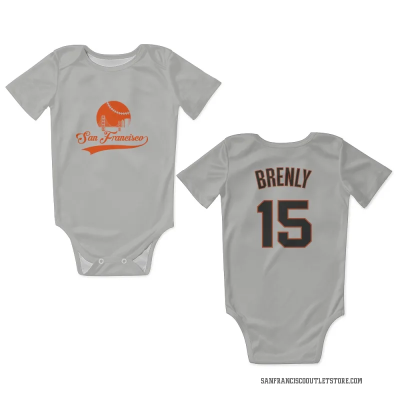 Bob Brenly  White San Francisco Giants  Newborn & Infant Bodysuit