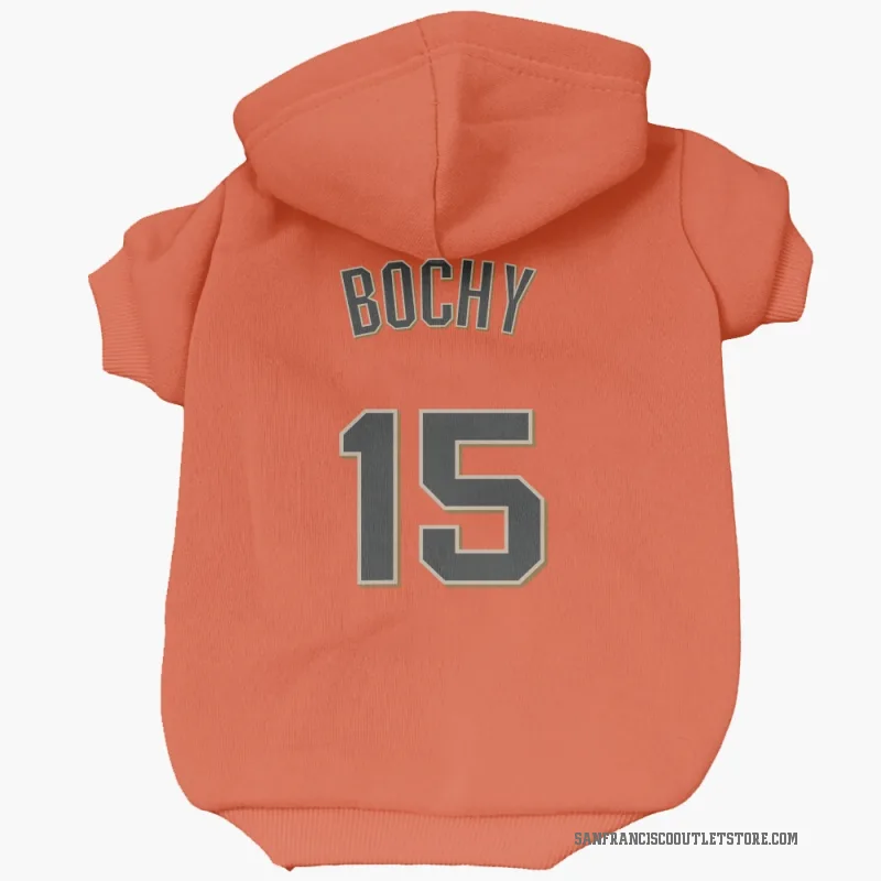 Bruce Bochy  Orange San Francisco Giants  Cat & Dog Pet Hoodie