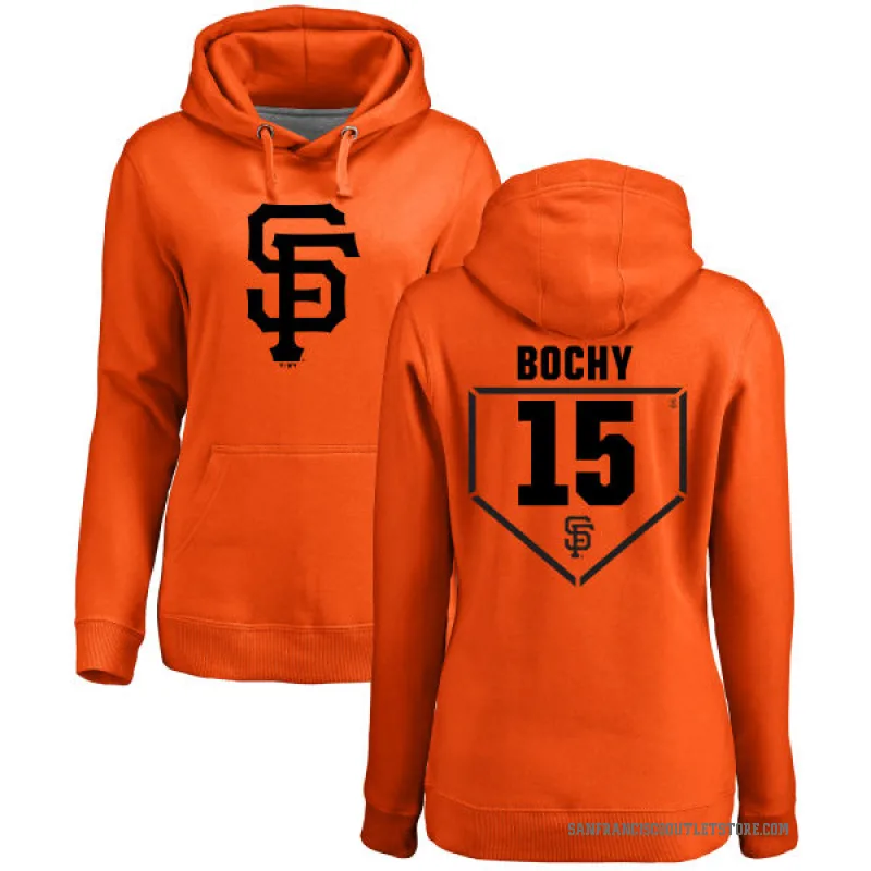Bruce Bochy Women's Orange San Francisco Giants Branded RBI Pullover Hoodie -