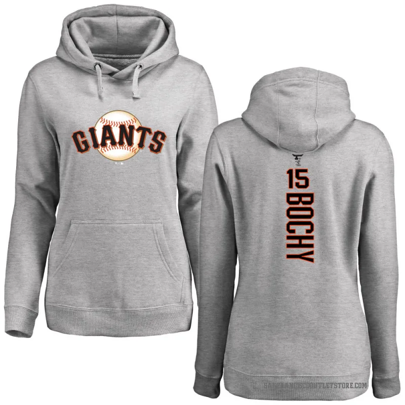 Bruce Bochy Women's San Francisco Giants Ash Backer Pullover Hoodie