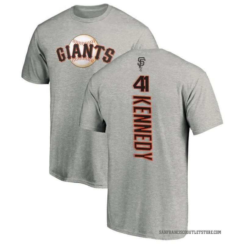 Buddy Kennedy Men's Ash San Francisco Giants Backer T-Shirt -