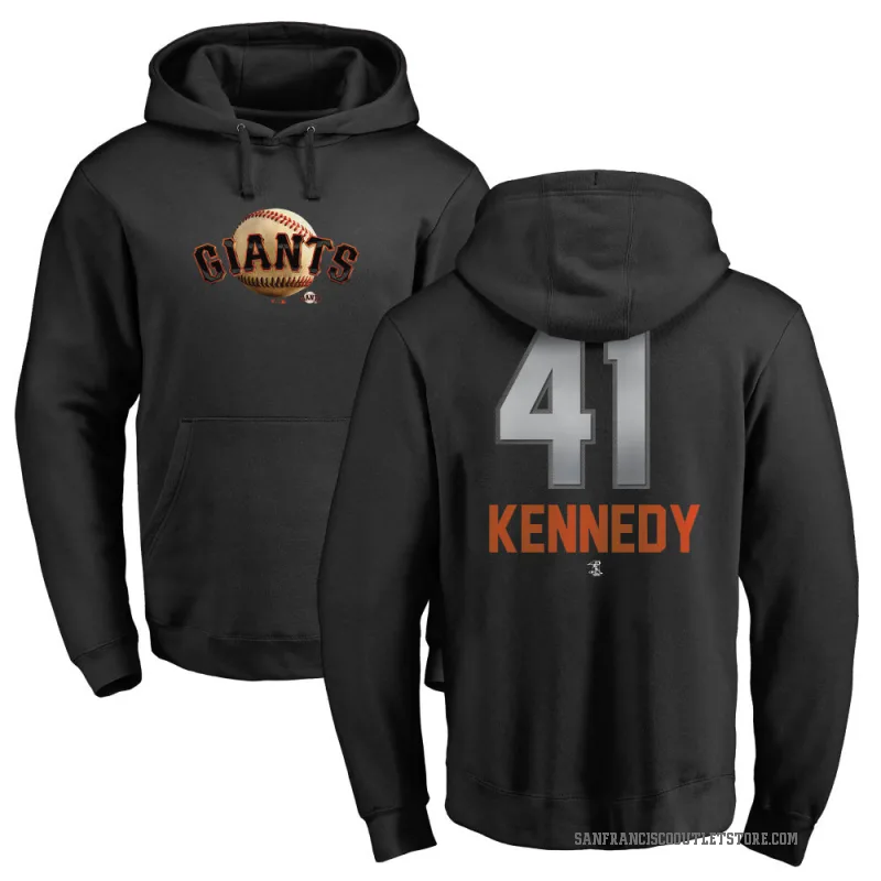Buddy Kennedy Men's Black San Francisco Giants Branded Midnight Mascot Pullover Hoodie -