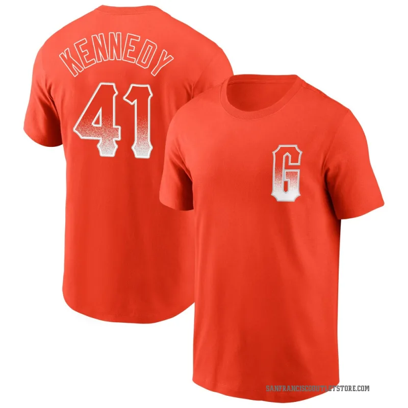 Buddy Kennedy Men's Orange San Francisco Giants City Connect T-Shirt