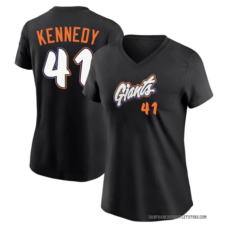 Buddy Kennedy Women's Black San Francisco Giants 2025 City Connect Fuse T-Shirt