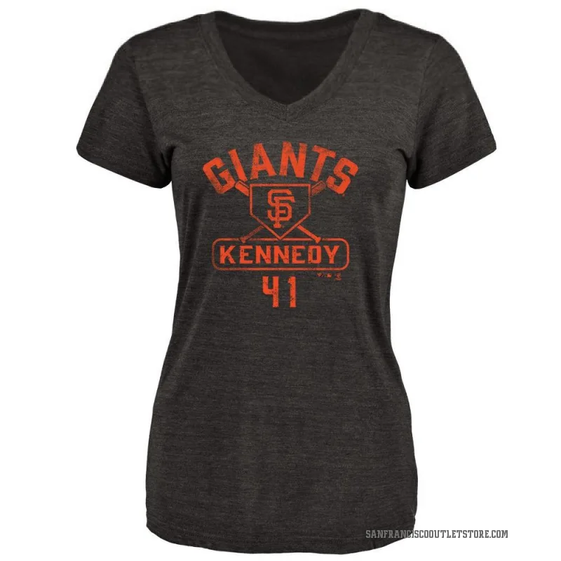 Buddy Kennedy Women's Black San Francisco Giants Base Runner T-Shirt -