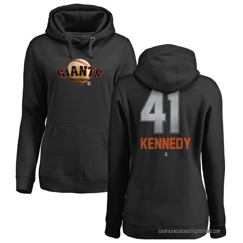 Buddy Kennedy Women's Black San Francisco Giants Branded Midnight Mascot Pullover Hoodie -