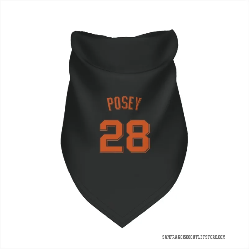 Buster Posey  Black San Francisco Giants  Cat & Dog Pet Bandana