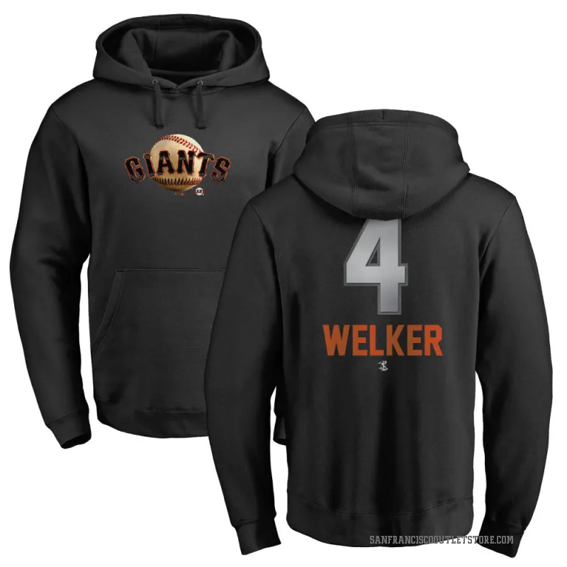 Colton Welker Youth Black San Francisco Giants Branded Midnight Mascot Pullover Hoodie -