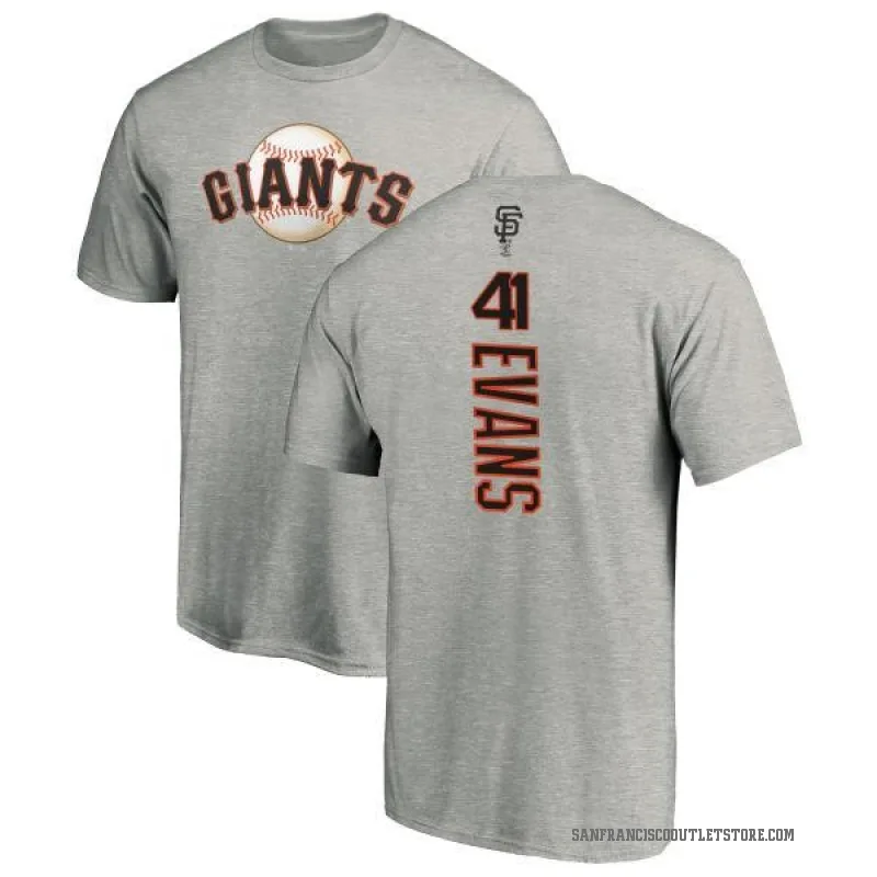 Darrell Evans Men's Ash San Francisco Giants Backer T-Shirt -