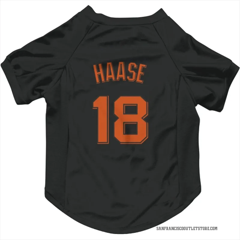 Eric Haase  Black San Francisco Giants  Cat & Dog Pet Jersey