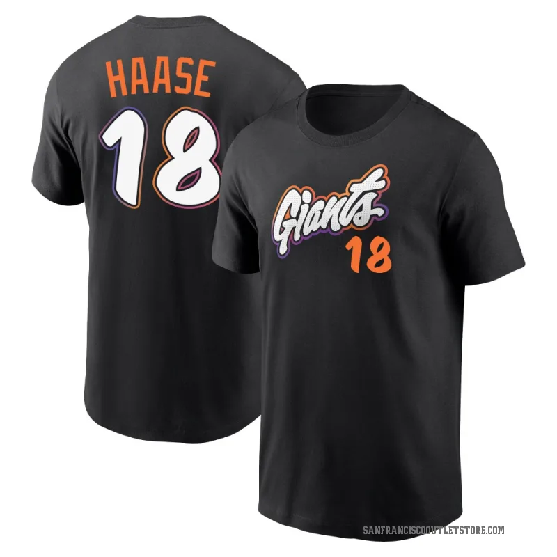 Eric Haase Men's Black San Francisco Giants 2025 City Connect Fuse T-Shirt