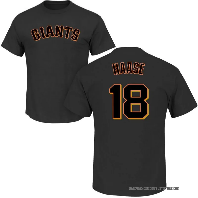 Eric Haase Men's Black San Francisco Giants Roster T-Shirt -