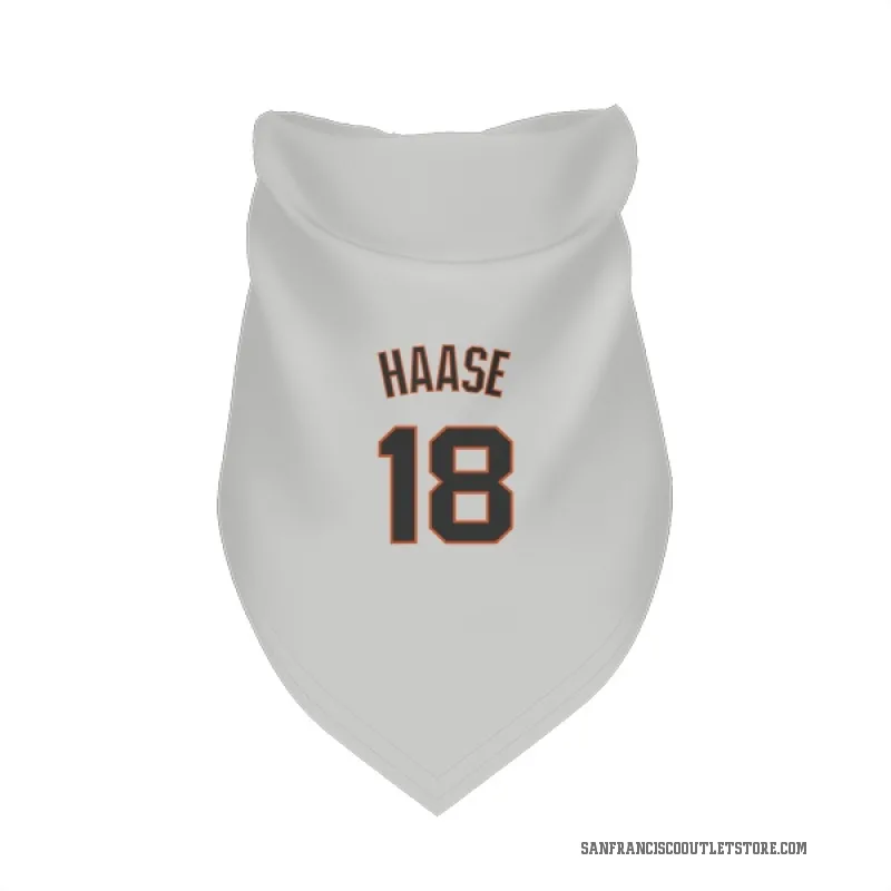 Eric Haase  White San Francisco Giants  Cat & Dog Pet Bandana