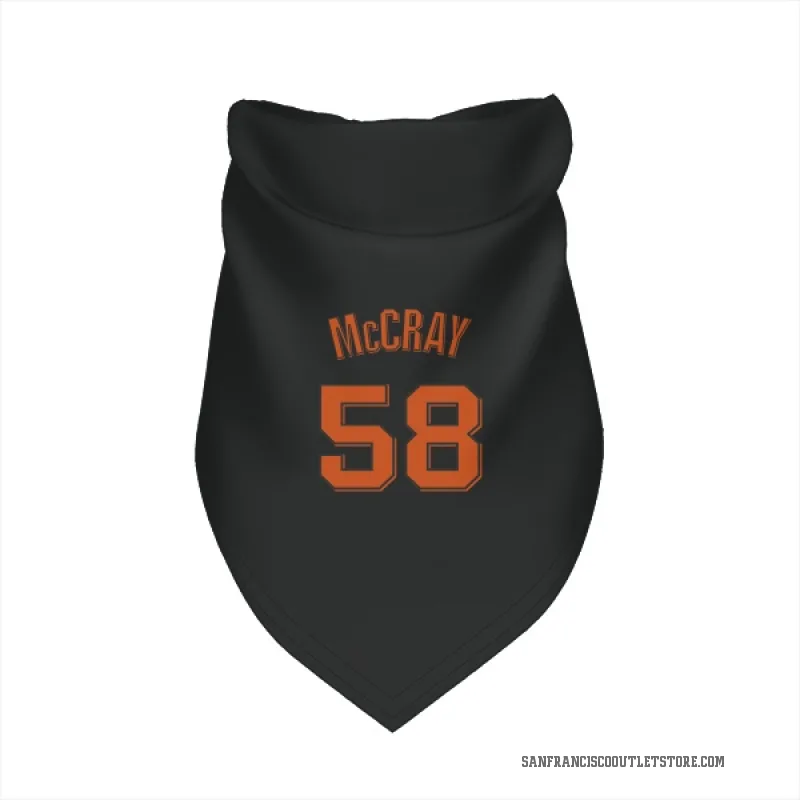 Grant McCray  Black San Francisco Giants  Cat & Dog Pet Bandana