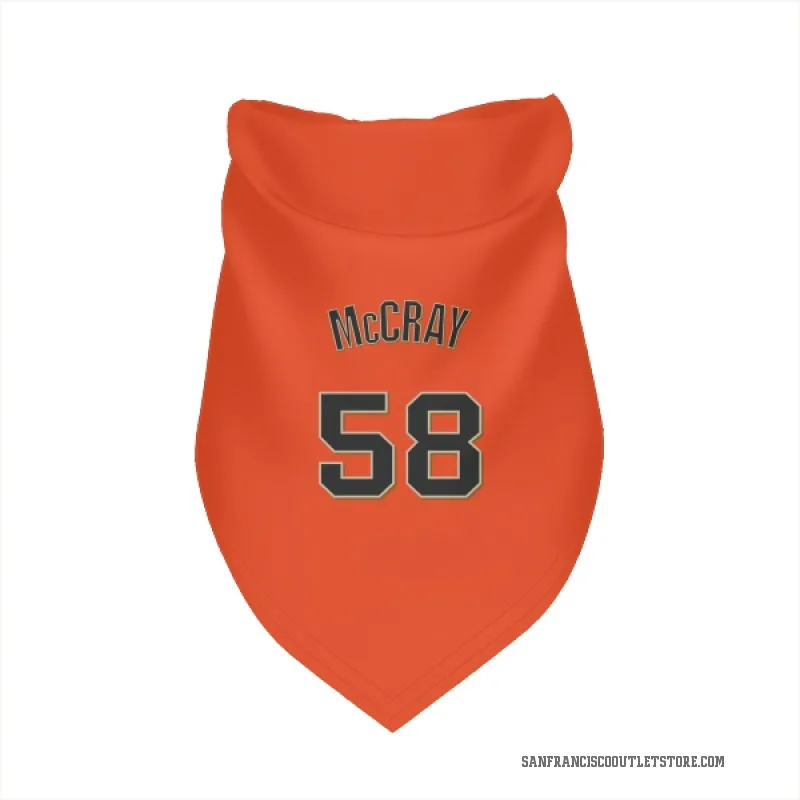 Grant McCray  Orange San Francisco Giants  Cat & Dog Pet Bandana