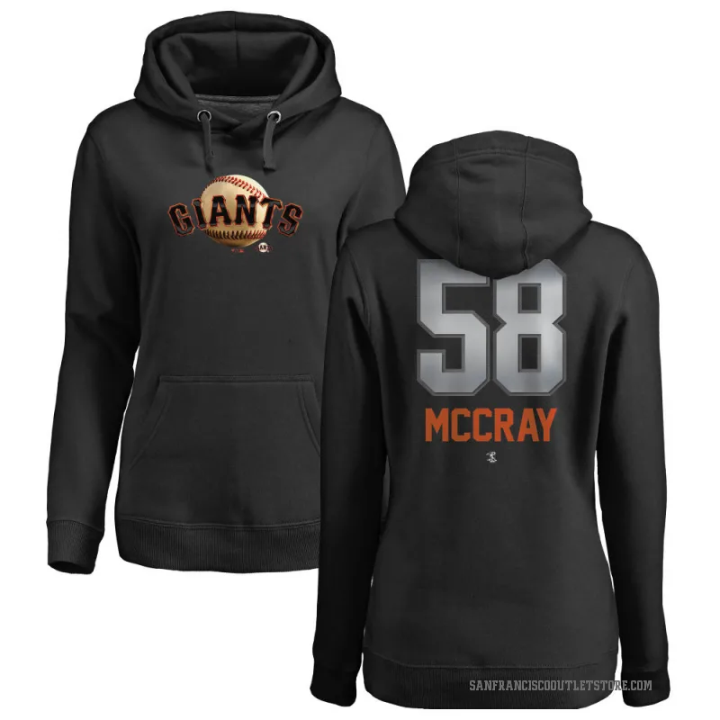 Grant McCray Women's Black San Francisco Giants Branded Midnight Mascot Pullover Hoodie -