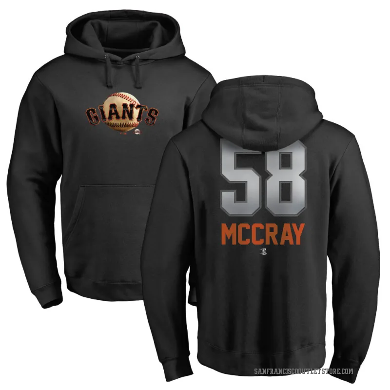 Grant McCray Youth Black San Francisco Giants Branded Midnight Mascot Pullover Hoodie -
