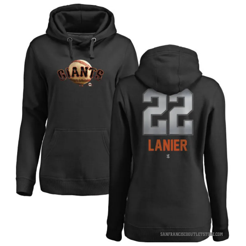 Hal Lanier Women's Black San Francisco Giants Branded Midnight Mascot Pullover Hoodie -