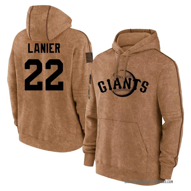 Hal Lanier Youth Brown San Francisco Giants 2023 Salute to Service Club Pullover Hoodie