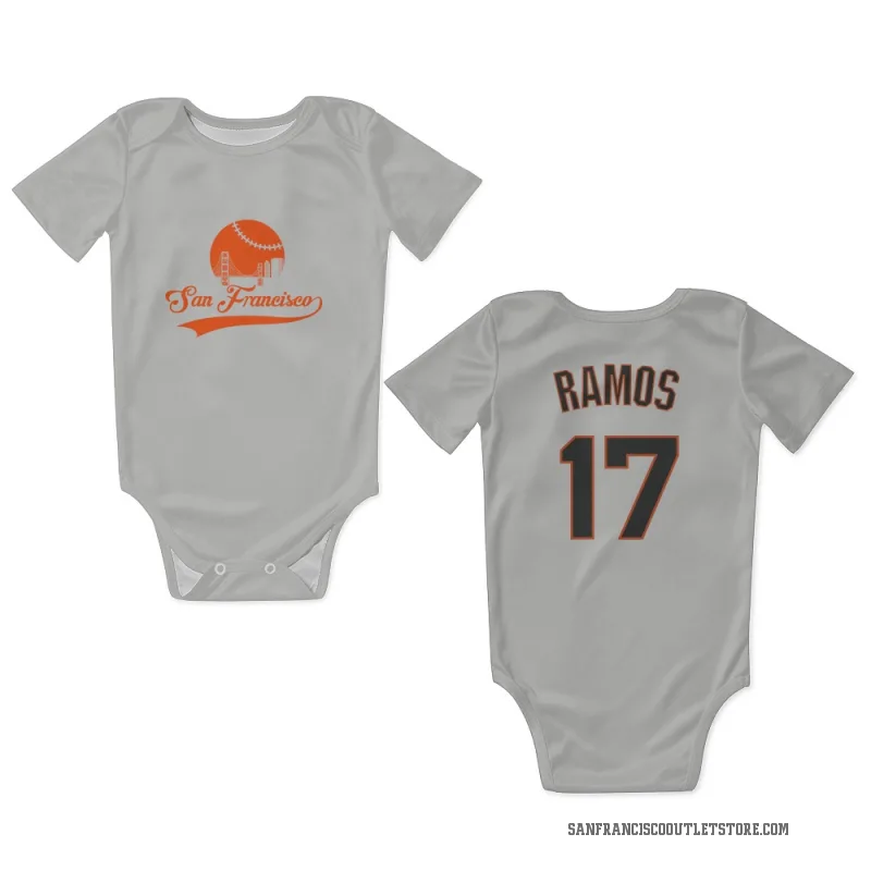 Heliot Ramos  White San Francisco Giants  Newborn & Infant Bodysuit