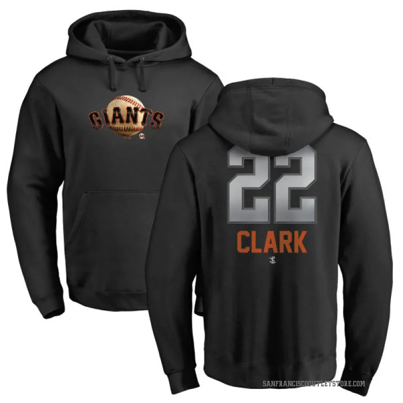Jack Clark Men's Black San Francisco Giants Branded Midnight Mascot Pullover Hoodie -