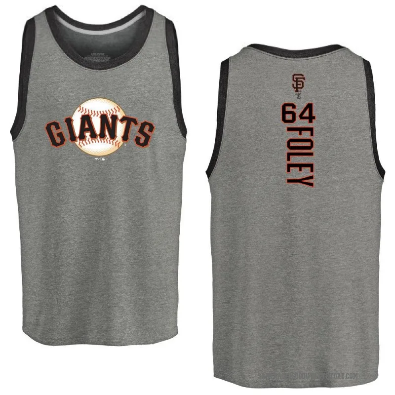 Jason Foley Men's Gray San Francisco Giants Backer Tank - Heathered