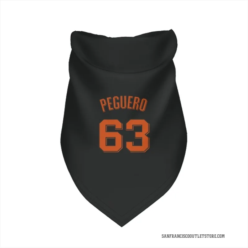 Joel Peguero  Black San Francisco Giants  Cat & Dog Pet Bandana