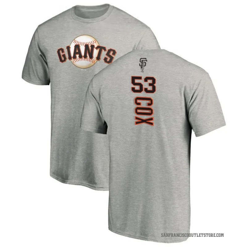 Jonah Cox Men's Ash San Francisco Giants Backer T-Shirt -