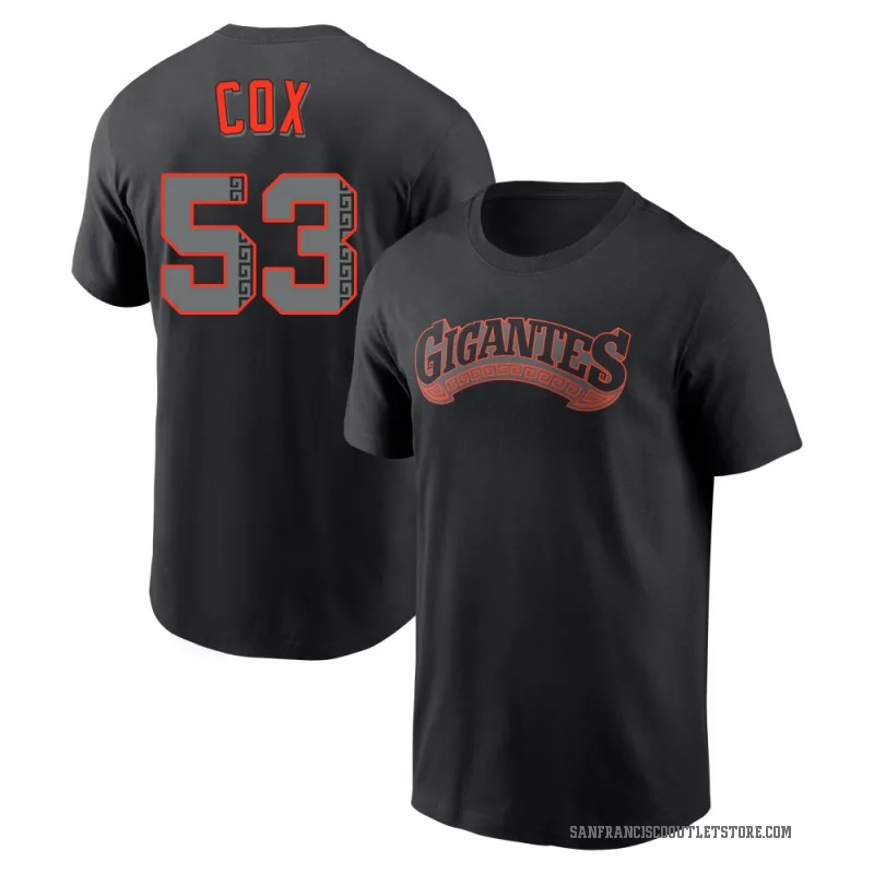 Jonah Cox Men's Black San Francisco Giants Alternate T-Shirt
