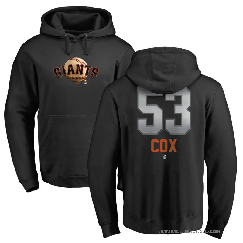 Jonah Cox Men's Black San Francisco Giants Branded Midnight Mascot Pullover Hoodie -