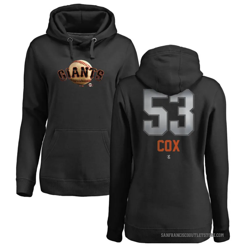 Jonah Cox Women's Black San Francisco Giants Branded Midnight Mascot Pullover Hoodie -
