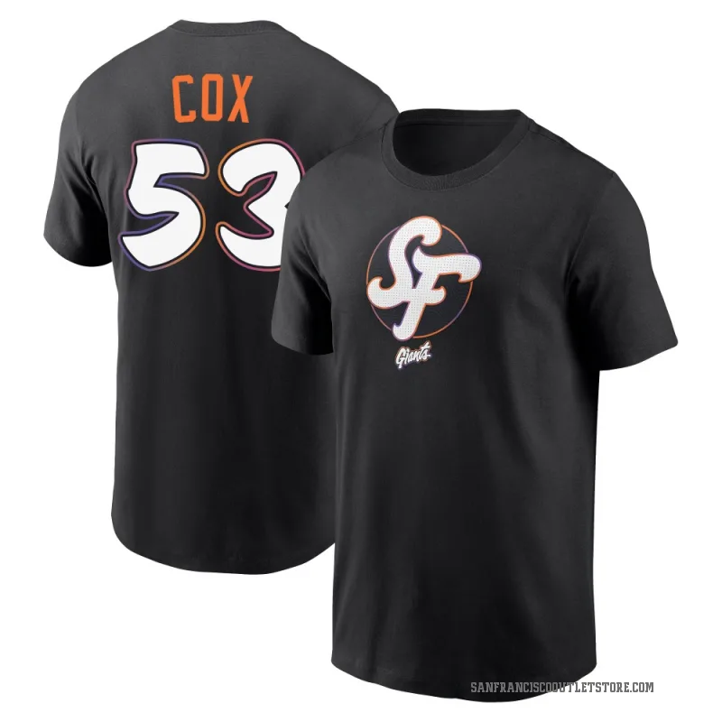 Jonah Cox Youth Black San Francisco Giants 2025 City Connect T-Shirt
