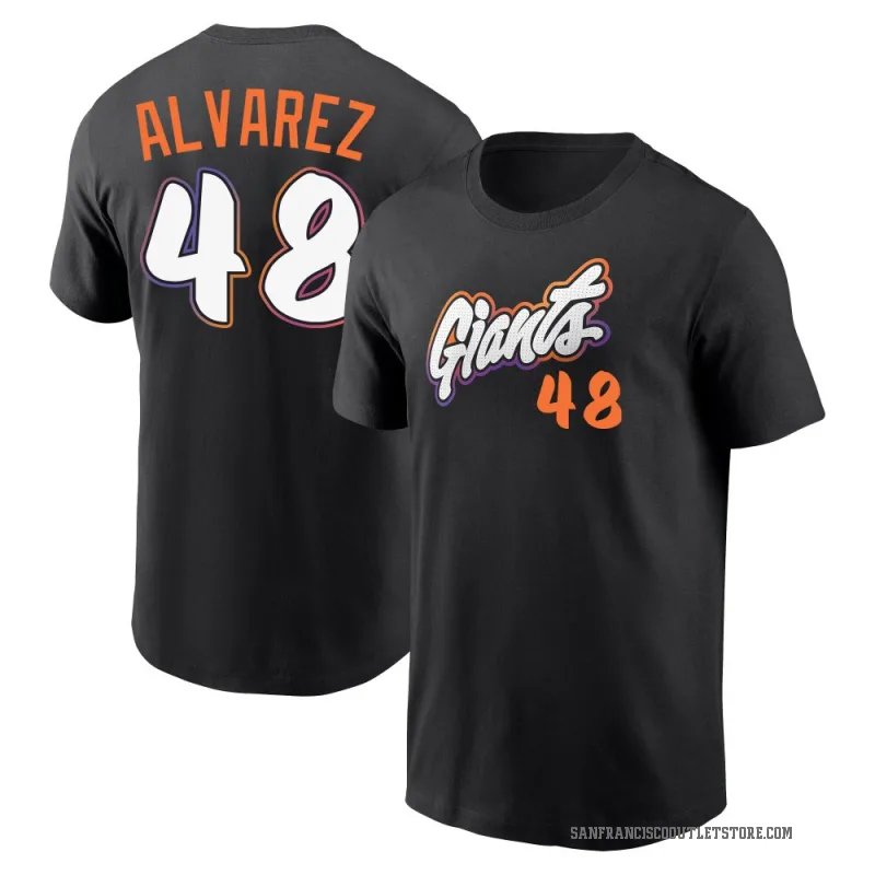 Jose Alvarez Youth Black San Francisco Giants 2025 City Connect Fuse T-Shirt