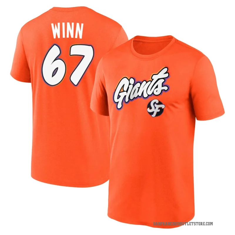 Keaton Winn Men's Orange San Francisco Giants 2025 City Connect Performance T-Shirt
