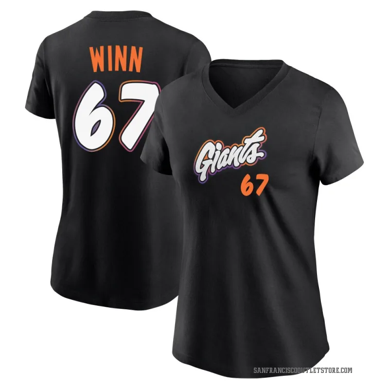 Keaton Winn Women's Black San Francisco Giants 2025 City Connect Fuse T-Shirt