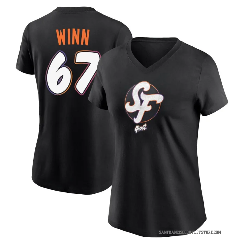 Keaton Winn Women's Black San Francisco Giants 2025 City Connect T-Shirt