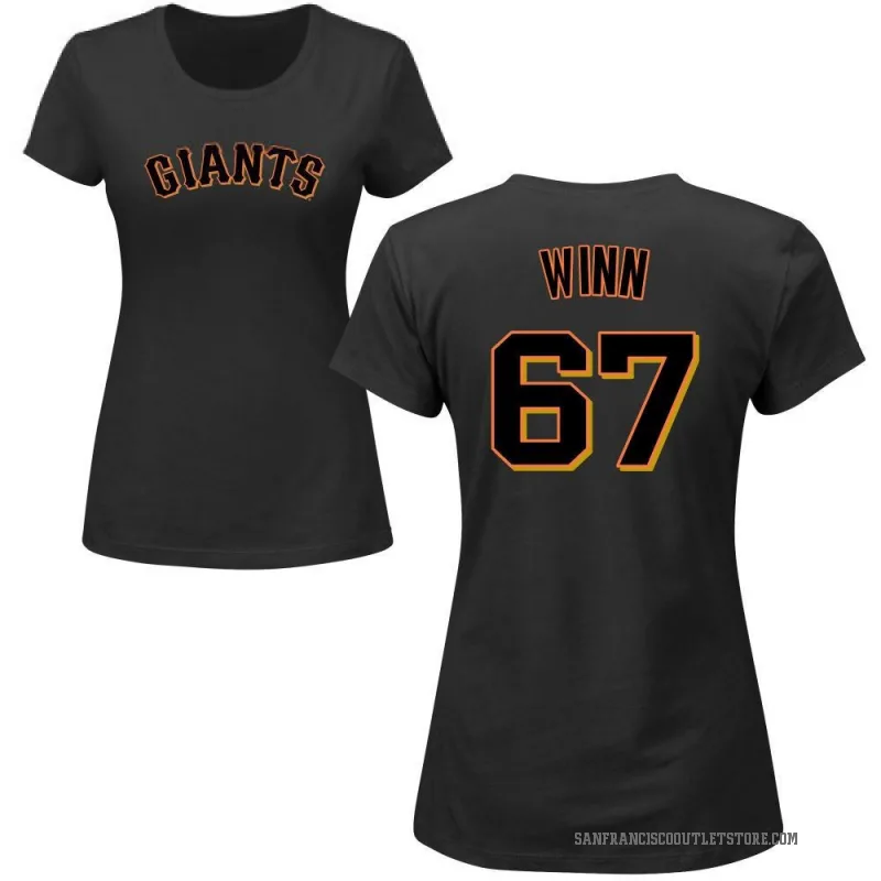 Keaton Winn Women's Black San Francisco Giants Roster T-Shirt -