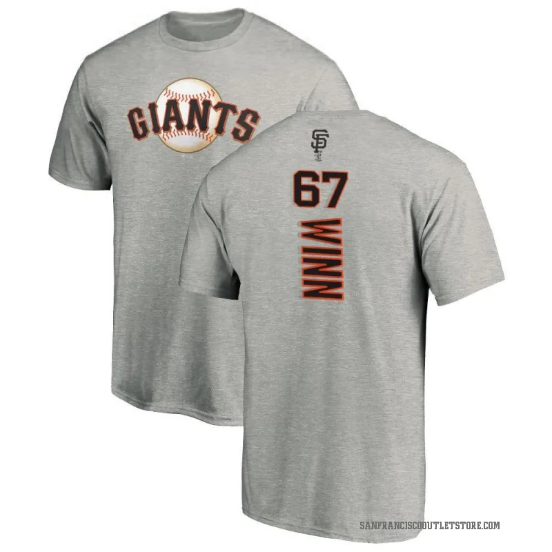Keaton Winn Youth Ash San Francisco Giants Backer T-Shirt -