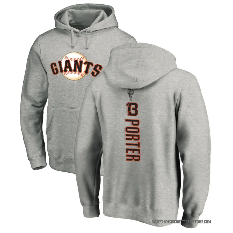 Logan Porter Men's San Francisco Giants Ash Backer Pullover Hoodie