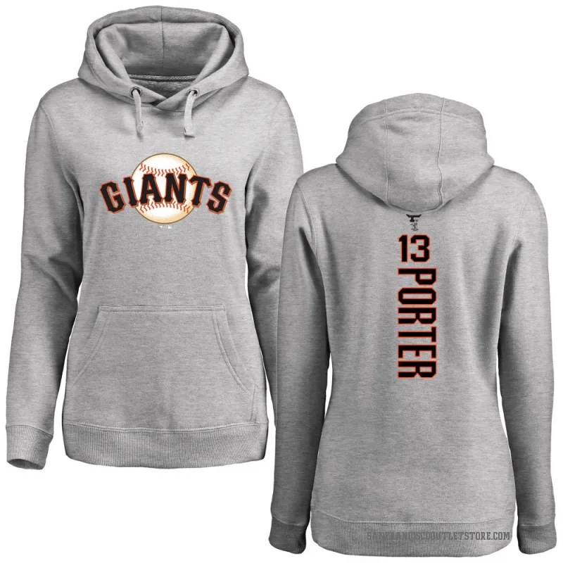 Logan Porter Women's San Francisco Giants Ash Backer Pullover Hoodie