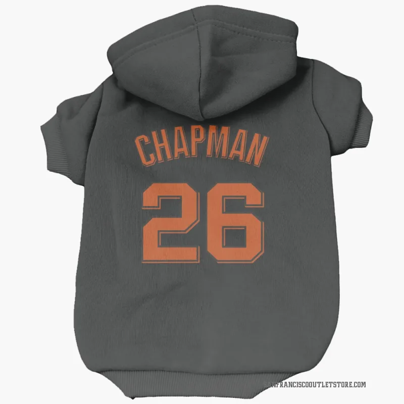 Matt Chapman  Black San Francisco Giants  Cat & Dog Pet Hoodie