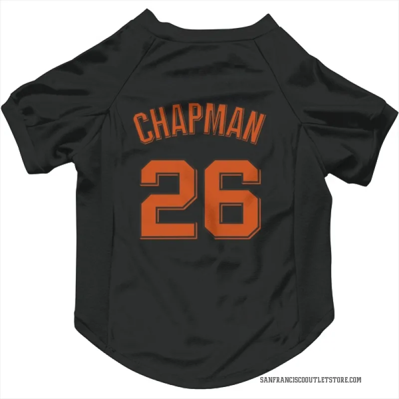 Matt Chapman  Black San Francisco Giants  Cat & Dog Pet Jersey
