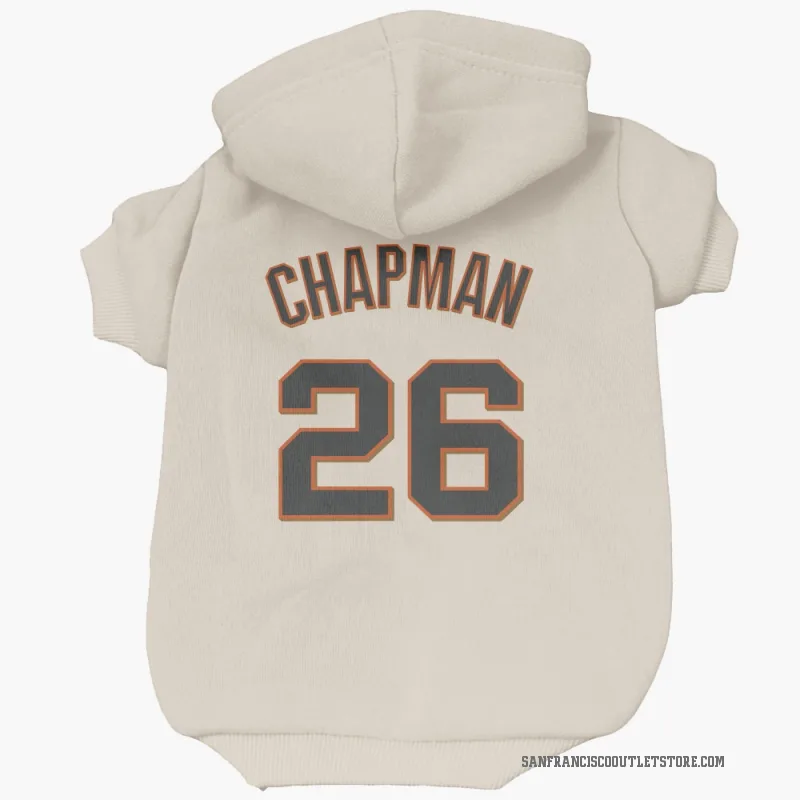 Matt Chapman  Cream San Francisco Giants  Cat & Dog Pet Hoodie