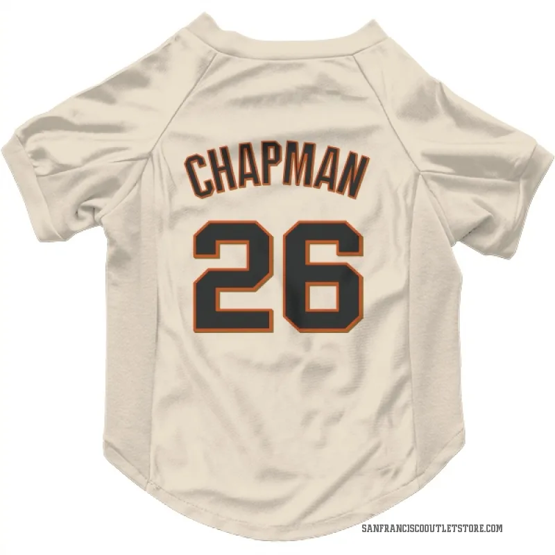 Matt Chapman  Cream San Francisco Giants  Cat & Dog Pet Jersey