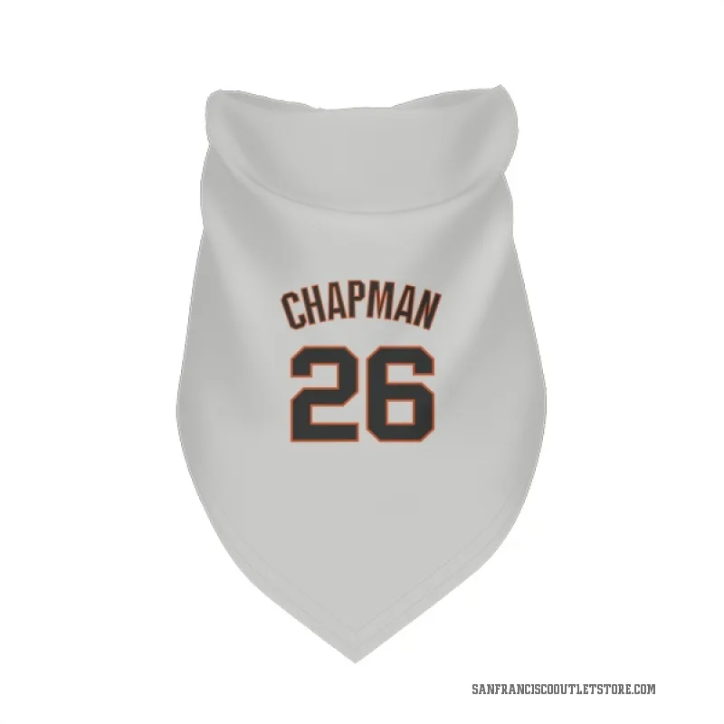 Matt Chapman  White San Francisco Giants  Cat & Dog Pet Bandana