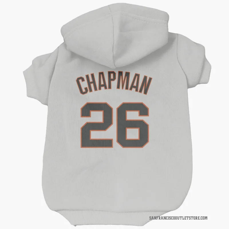Matt Chapman  White San Francisco Giants  Cat & Dog Pet Hoodie
