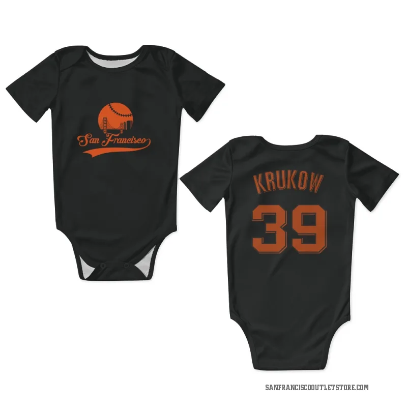 Mike Krukow  Black San Francisco Giants  Newborn & Infant Bodysuit