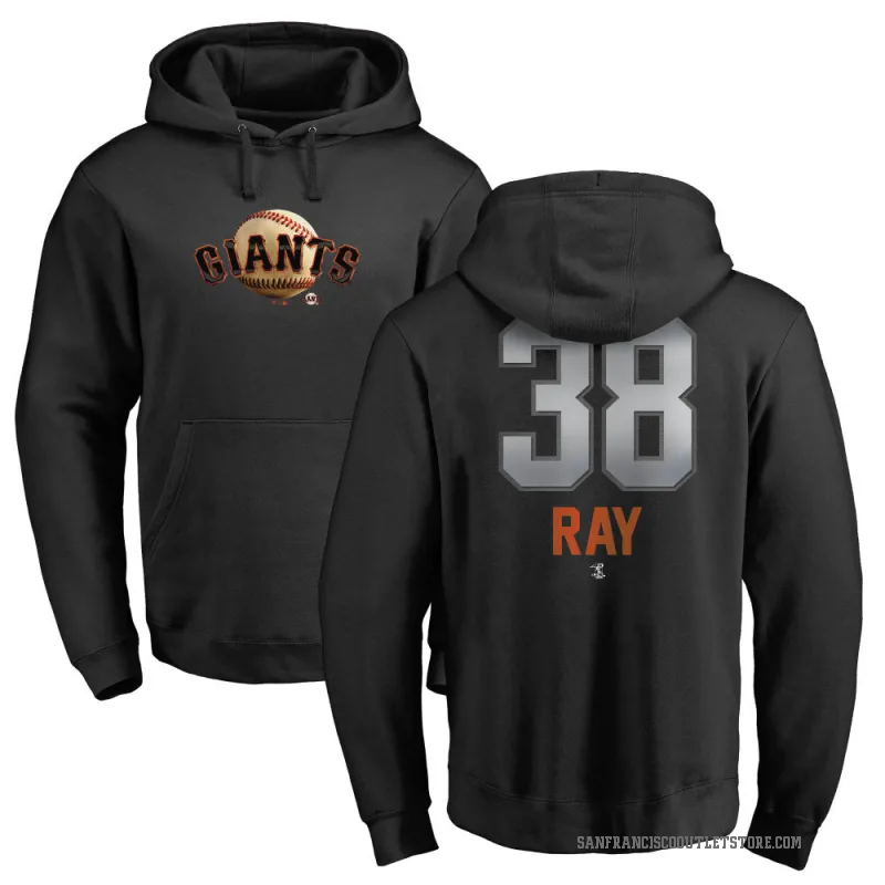 Robbie Ray Men's Black San Francisco Giants Branded Midnight Mascot Pullover Hoodie -