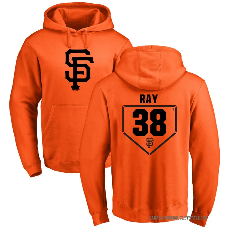 Robbie Ray Men's Orange San Francisco Giants Branded RBI Pullover Hoodie -